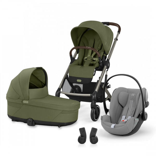CYBEX Gold Balios 2025 S LUX 3in1 szett - Moss Green/Stone Grey